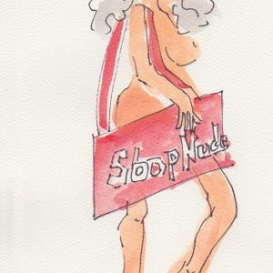 Shop Nude Red Bag #3