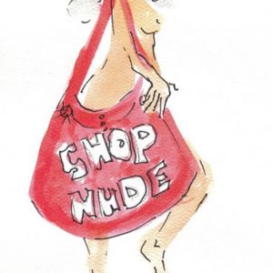 Shop Nude Red Bag #2